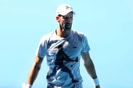 Novak Djokovic at the 2024 Australian Open.
